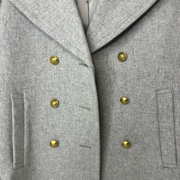 NEW YEAR CLOSEOUT SALE J crew Stadium Cloth Peacoat by Nello Gori size 14 - Picture 2 of 6